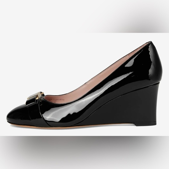kate spade new york Women's Bowdie Wedge Heel Pump Sz 7 - Picture 12 of 13